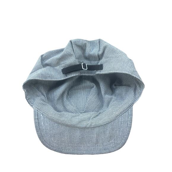 Good & Plenty Railroad Engineer Hat Cap Vintage Blue White Adult Adjustable - Picture 5 of 8
